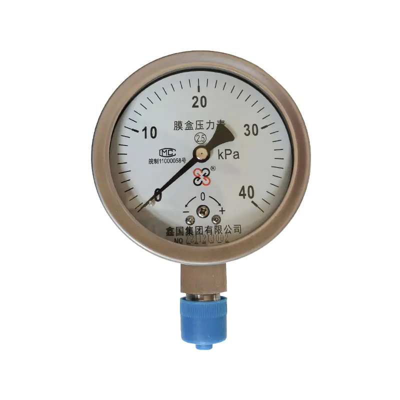 گیج فشار جعبه دیافراگمی سری 150 XG/YE-100